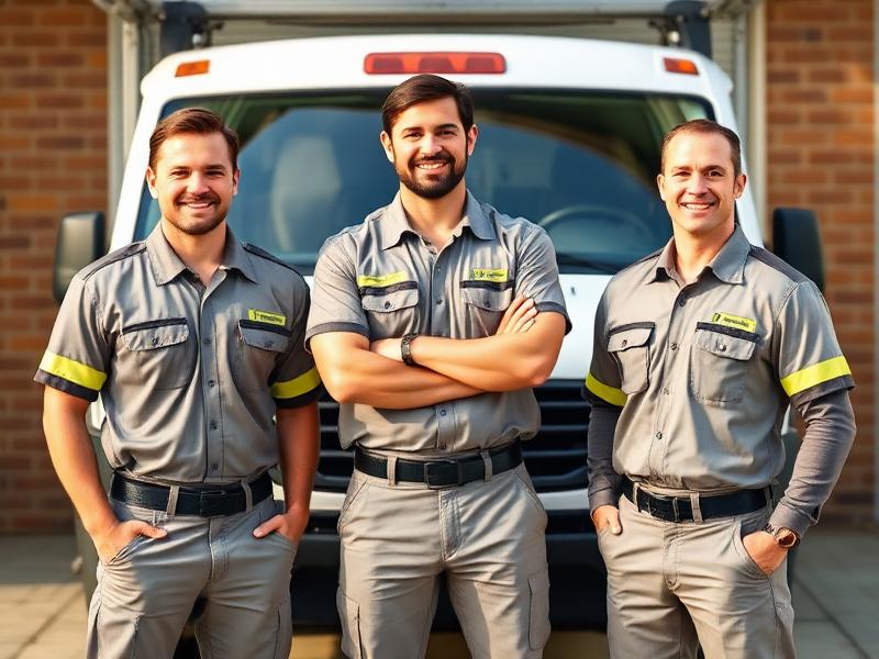 Garage Door Vancouver team of professional technicians in uniforms